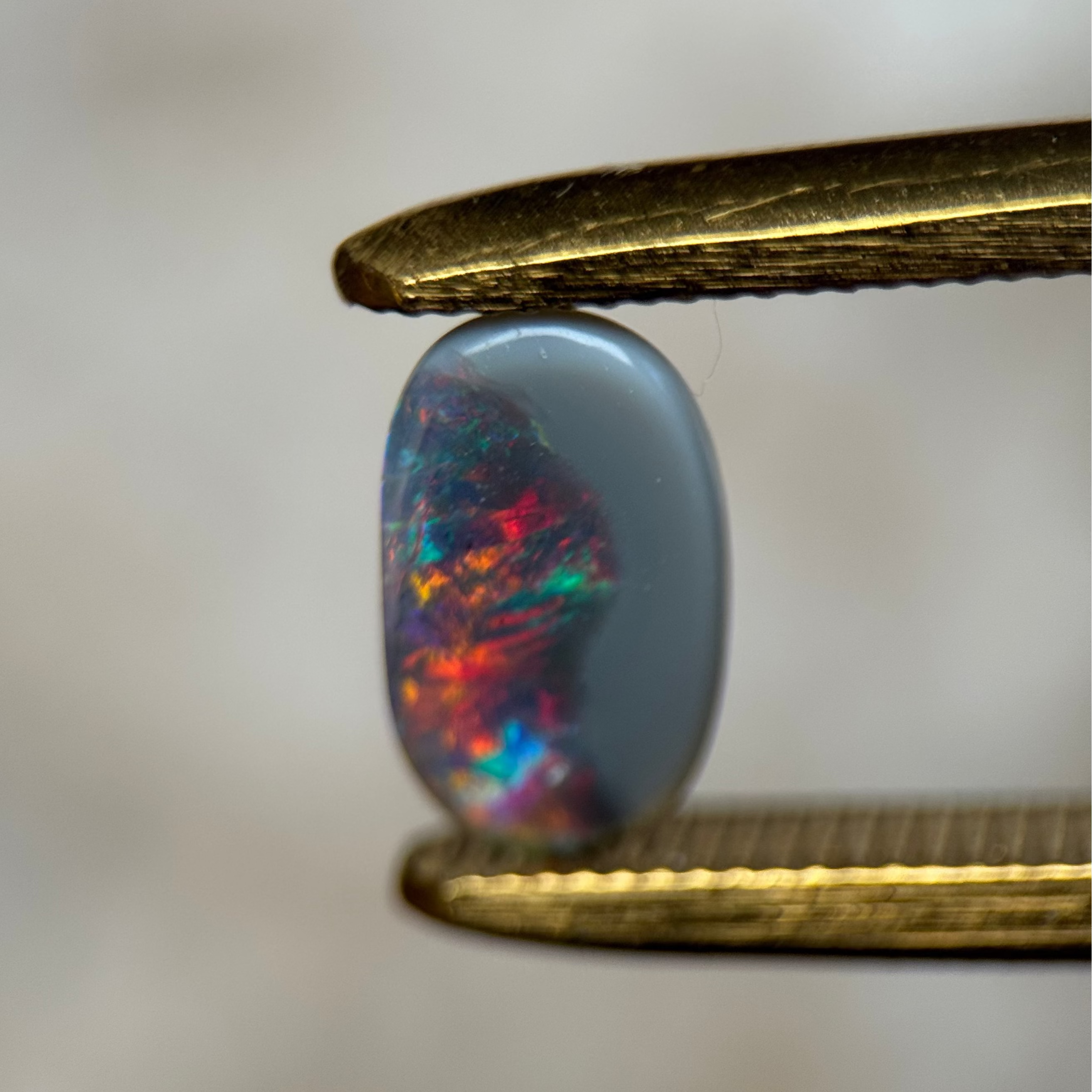 Red On Black Crystal // 0.75 carats