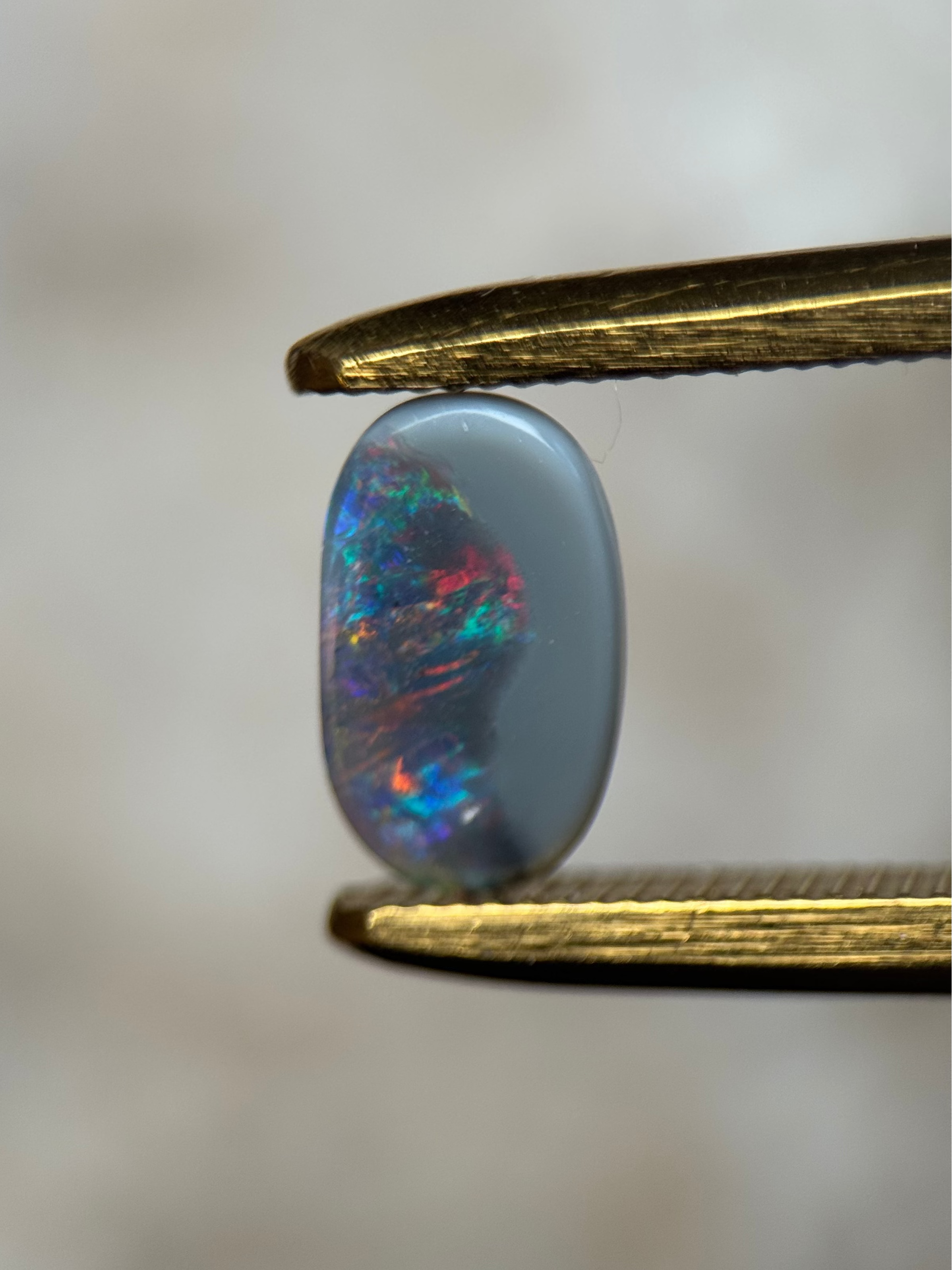 Red On Black Crystal // 0.75 carats