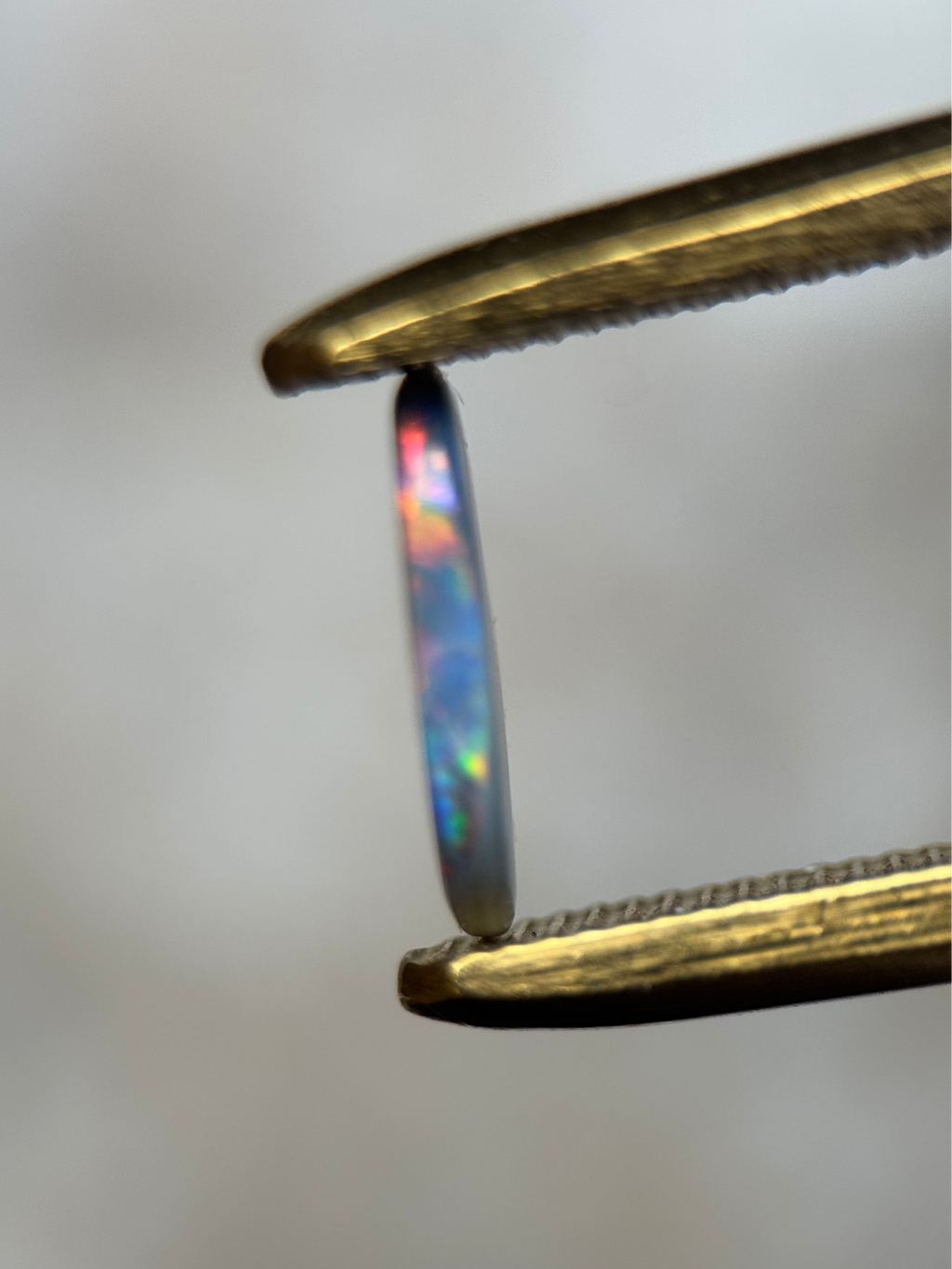 Red On Black Crystal // 0.75 carats