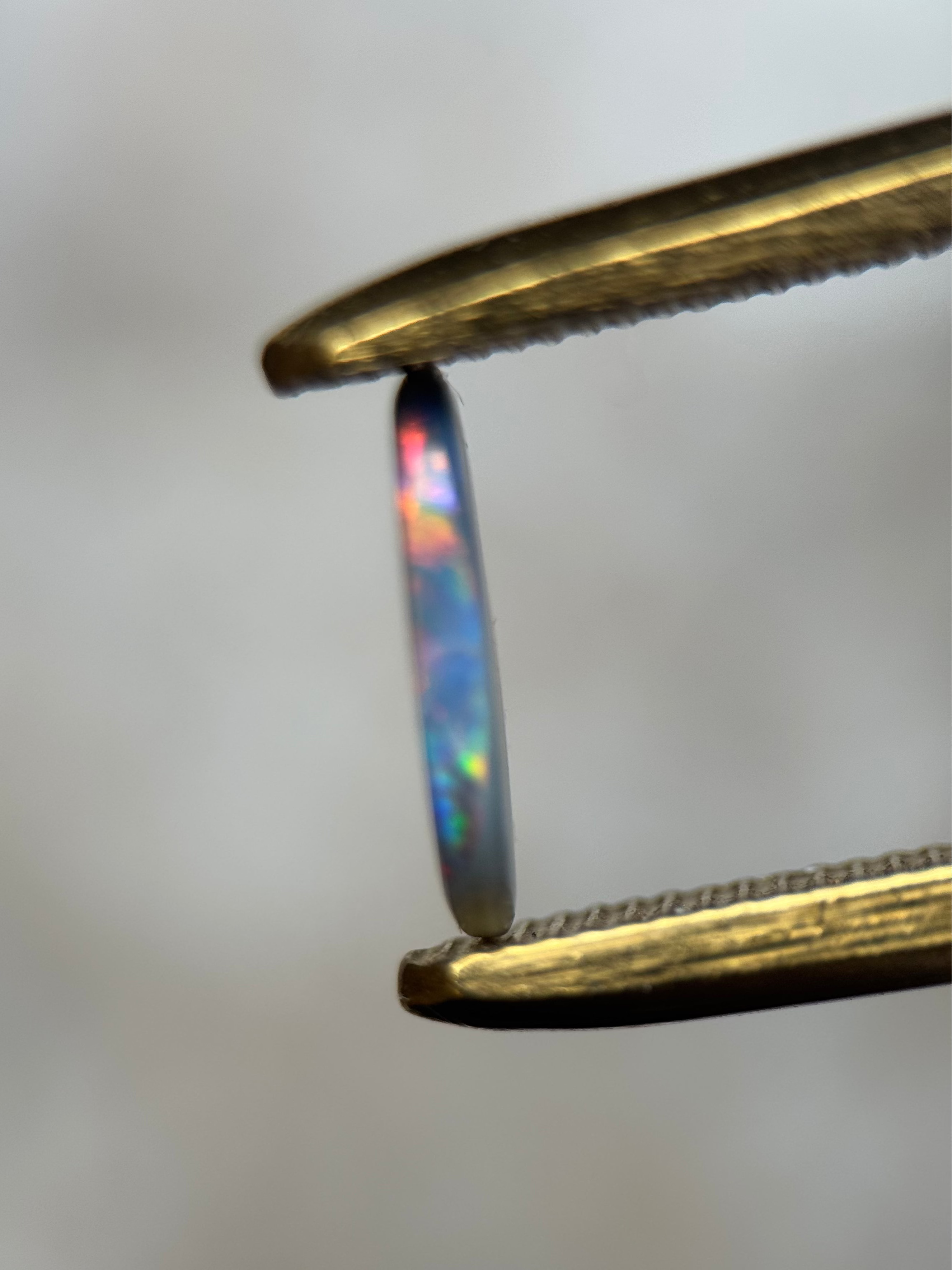 Red On Black Crystal // 0.75 carats