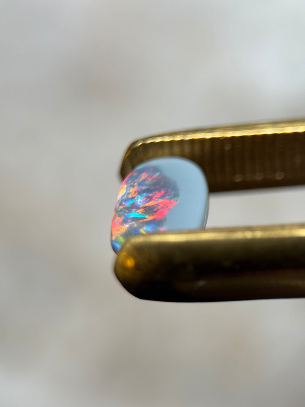 Red On Black Crystal // 0.75 carats